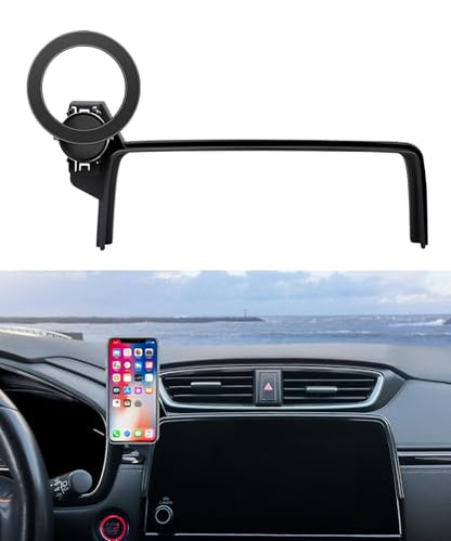 MaserWeller Car Phone Holder for Honda CRV CR-V 2017-2022 Accessories Screen Fixed Clip, 360° Rotation Phone Mount Compatible with MagSafe, Cell Phone Holder Does Not Affect Air Vent - size: For 17-22 Cr-v (5 & 7 Inch Screen Only)