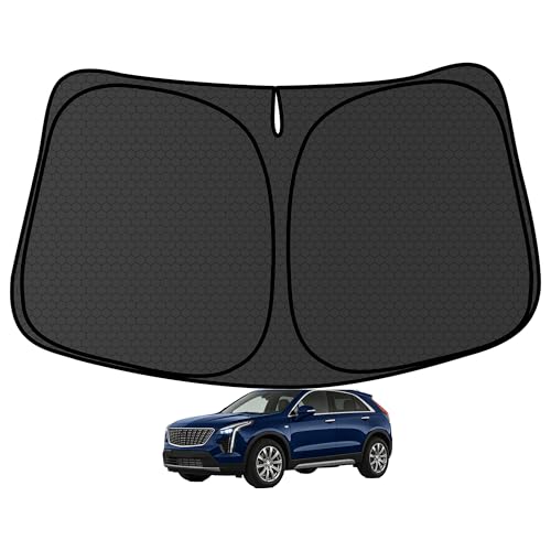 XT4 Customized Windshield Sun Shade for 2019 2020 2021 2022 2023 2024 2025 XT4 Front Window Sunshade Visor Protector Foldable Blocks UV Rays Keep Car Cooler Accessories - size: For XT4 2019-2025