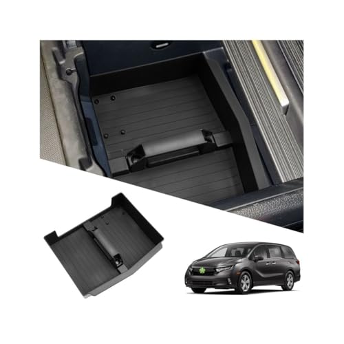 Ruiya 2018-2026 Odyssey Center Console Organizer,for 2026 Honda Odyssey Accessories ABS Material Armrest Console Glove Tray Compatible with 2018 2019 2020 2021 2022 2023 2024 2025 2026 Honda Odyssey - color: 2018-2026 Honda Odyssey