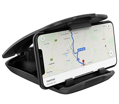 GPS Holder for Car, GPS Dash Mount for Garmin, Nuvi Drive Dezl Drivesmart, Tomtom, Magellan Roadmate, Rand McNally, Navman, Dash Anti-Slip Vehicle Phone Holder Compatible with All Smartphones