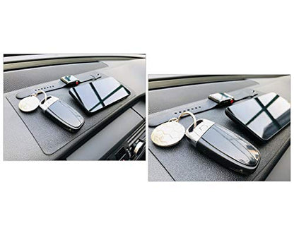 DS.DISTINCTIVE STYLE Car Dashboard Mat 10.5x5.9 Inches Extra Large Non-Slip Sticky Pad Anti Slip Mat Adhesive Mat for Phones, Glasses, Keys