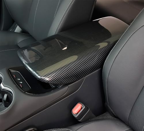 Auto Parts Fit for Toyota VENZA 2021 2022 2023 2024nner Armrest Box Cover Trim Center Console Protector Cap (Carbon Fiber Pattern) ABS 1PC - color: Carbon Fiber Pattern