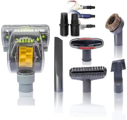 for Shark Household Cleaning Kit Vacuum Cleaner Accessories & Air Driven Pet Upholstery Turbo Brush Vacuums Nozzle Tool Pet Attachment Swivel Head