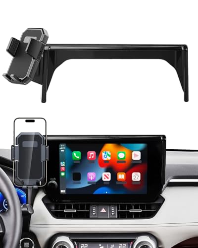 PZK Car Phone Mount for Toyota RAV4 2019-2025 Hybrid LE/XLE/Premium Accessories 7/8-Inch Screen 360° Rotation Smart Phone Cradles Auto Lock Cell Phone Holder Not Affect Air Vent (Not Fit 9/10.5 inch) - color: Auto Lock, size: RAV4 2019-2025