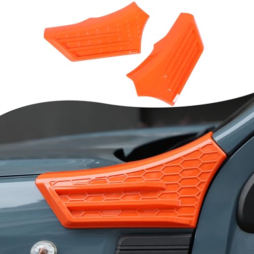 Car Hood Fender Decorative Cover Trim for Ford Maverick 2022-2025, Car Exterior Decoration Accessories (Orange) - color: Orange