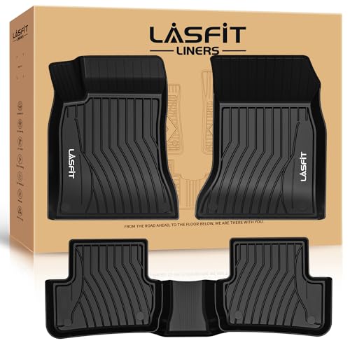LASFIT Floor Mats for Mercedes Benz CLA 2014-2019 & GLA 2015-2020 250/45 AMG, All Weather TPE Custom Fit Car Mats for Mercedes CLA & GLA Floor Liners, 1st & 2nd Row Set, Black - size: For Benz CLA & GLA|2014-2019 & 2015-2020|Floor Mat