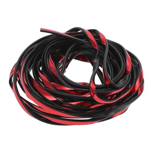 Universal Car Door Edge Guards, Exterior 32.81ft U-Shaped Door Scratch Protection Guard PVC Chrome Red, 1 Pc - color: Chrome Red, size: 32.81ft(10M)
