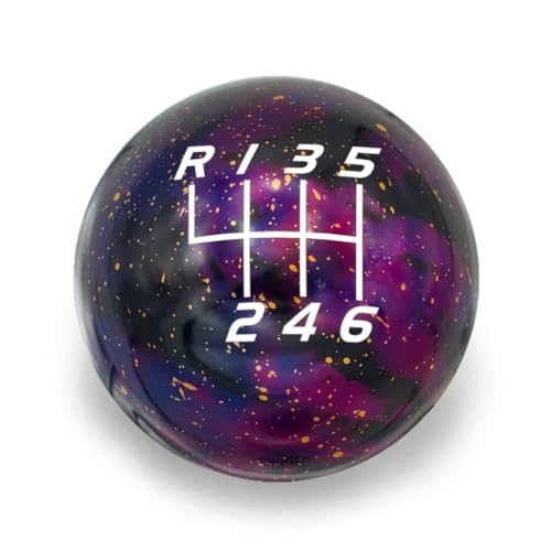 Billetworkz Cosmic Space Shift Knob Compatible with Manual 1999-24 VW MK4/MK5/MK6/MK7/MK8 Golf/GTI/Golf R/Jetta/GLI, Purple Cosmic - color: Cosmic Purple