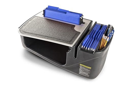 AutoExec Efficiency FileMaster Car Desk for Your Vehicle Workstation and Mobile Office, Grey - color: Grey, style: Desk only