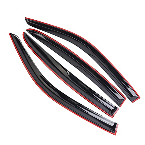 Window Visors Rain Guards Deflector 4 Piece Set for 2011-2021 Dodge Charger 94313 - size: 2011-2021 Dodge Charger