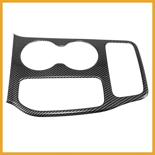 Carbon Fiber Pattern Car Interior Center Console Gear Shift Frame Panel Cover Trim Set for Jeep Grand Cherokee 2016-2021 Replacement