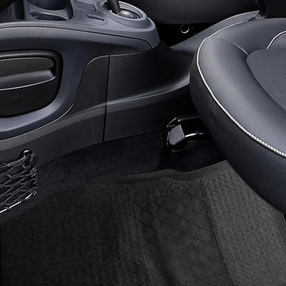 NUOBESTY Vehicle Foot Mats Car Floor Protection Mat 4pcs PVC Waterproof Non-Slip All-Season for Cars and Suvs