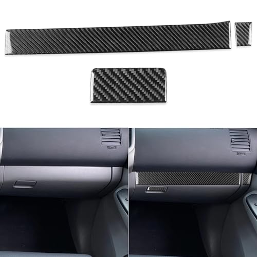 NVCNX Real Premium Carbon Fiber for Toyota 2nd Gen Tacoma Accessories 2005-2015 2006 2007 2008 2009 2010 2011 2012 2013 2014 Car Dash Passenger Side Panel Cover Interior Trim Sticker Decal 3PCs - color: Dash Passenger Side Panel Trim - for 2005-2015