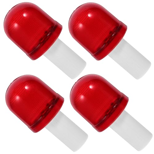 Holibanna 4Pcs Traffic Cone Warning Lights Portable Vehicle Emergency Flashing Safety Lights for Roadside and Traffic Management