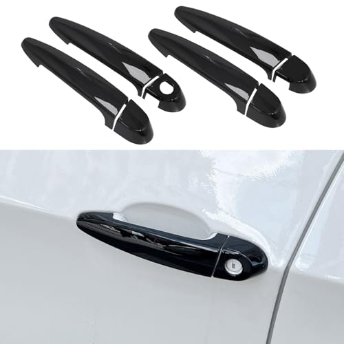 YINGTUU for BMW 118i 120i 320i 323i X1 X3 X5 X6 328i 335i 435i 440i Accessories Exterior Door Handle Cover Protection - Black - color: Exterior Door Handle Cover - Black