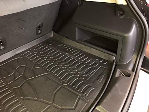 Premium Cargo Liner for Jeep Patriot Compass 2007-2017 - 100% Protection - Custom Fit Car Trunk Mat - Easy-to-Wash & All-Season Black Cargo Mat - 3D Shaped Laser Measured Trunk Liners