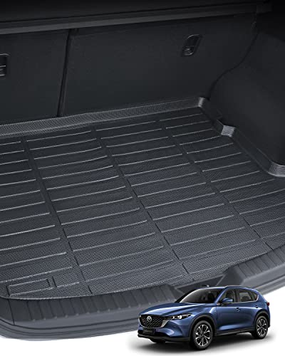 Weather Liner® for Mazda CX5 Floor Mat 4 PCS, All Weather Floor Liners Custom Fit for Mazda CX-5 2025 2024 2023 2022 2021 2020 2019 2018 2017 Full Set Front Rear Cargo Seat for CX5 Accessories