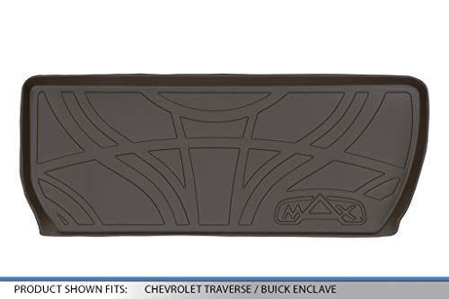 SMARTLINER All Weather Custom Fit Cargo Trunk Liner Floor Mat Behind 3rd Row for 2009-2010 Chevrolet Traverse - color: BMW (Alpina XB7) 2021-2021