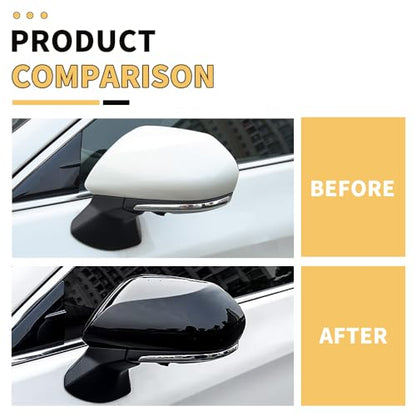 MAXDOM Side Mirror Caps Compatible with Toyota Camry (Gloss Black-Orginal Style, 2018-2025) - color: Gloss Black-Orginal Style