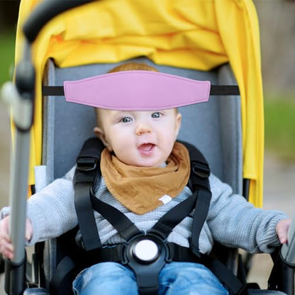 HESTYA 2 Pcs Carseat Head Support Toddler, Stroller Seat Headrest for Sleeping Traveling, Neck Relief Headband Strap for Kids Children Toddler Infant(Sweet) - color: Sweet