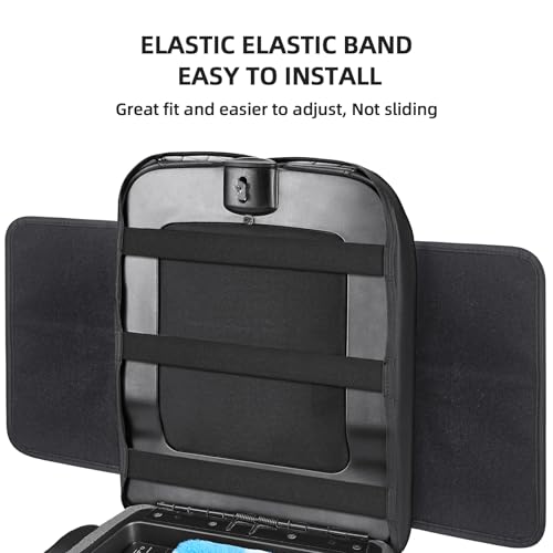 Center Console Cover Fit for 2002-2012 Ram 1500 2500 3500 Jump Seat Console, Comfortable Armrest Protector, Middle Console Cover, Car Arm Rest Cushion with 2 Side Pockets - style: B: Jump Seat Console 2002-2012 Ram Black Leather（with 2 Side Pockets）