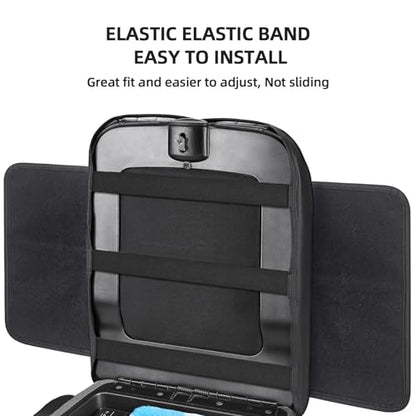 Center Console Cover Fit for 2002-2012 Ram 1500 2500 3500 Jump Seat Console, Comfortable Armrest Protector, Middle Console Cover, Car Arm Rest Cushion with 2 Side Pockets - style: B: Jump Seat Console 2002-2012 Ram Black Leather（with 2 Side Pockets）
