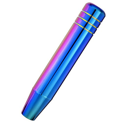 Abfer Long Shift Knob Car Gear Stick Weighted Shifter Knobs Extension Metal Shifting Lever Fit Most Manual Automatic Transmission Vehicle (Multicolor) - color: Multicolor