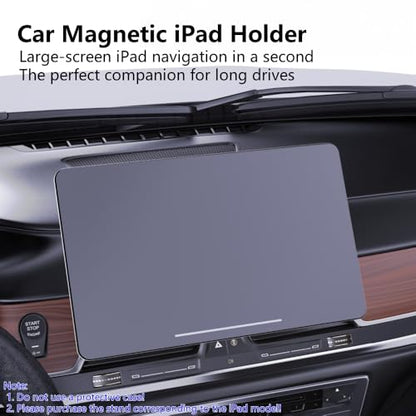 Car Magnetic Car iPad Tablet Holder for Vehicle Vent for iPad Pro 12.9 (3rd/4th/5th/6th Generation), Air 13 (6th/7th Generation), Please Check The Model Catalog for Details! - size: iPad Pro 12.9"/ iPad Air 13"-M2