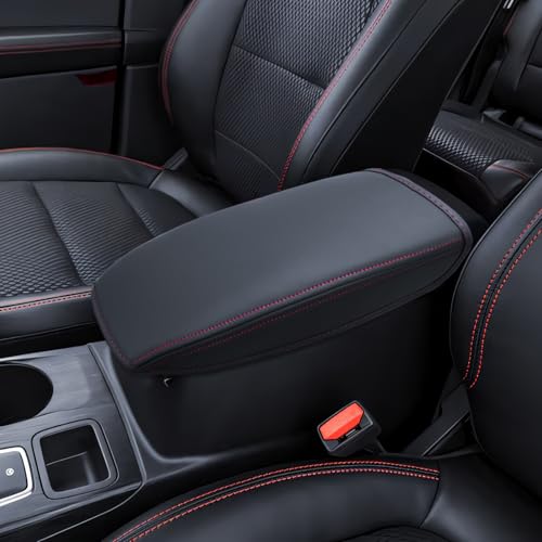 Armrest Cover for 2020-2026 Ford Escape & 2021-2025 Bronco Accessories Center Console Middle Lid Pad Protector for Car Elbow Rest - size: for 2020-2026 Ford Escape & 2021-2025 Bronco