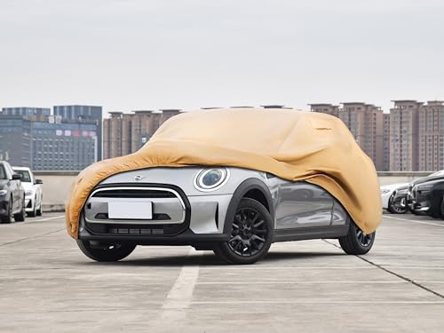 Heavy Duty Outdoor Car Cover Custom Fit for 2014-2026 Mini Cooper 2 Door,Windproof All Weather Waterproof Sun Rain UV Dust Snow Protection Outdoor Car Covers - size: Custom Fit Mini Cooper 2 Door