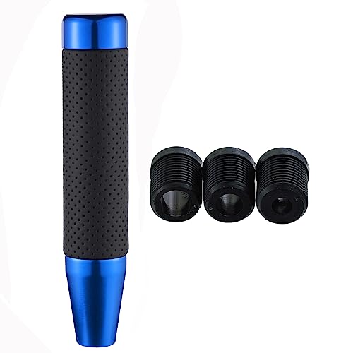 Abfer Tall Shift Knob Car Long Shifting Head Replace Weighted Gear Stick Shifter Knob Extension Fit Most Manual Automatic Transmission Vehicle, Blue - color: blue-1