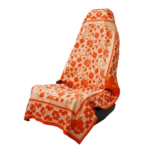 Sprints Athletic Running Towel, Full-Sized, Car Seat Cover - Performance Microfiber (Peaches & Pleasures The Small Kind) - color: Peaches & Pleasures the Small Kind