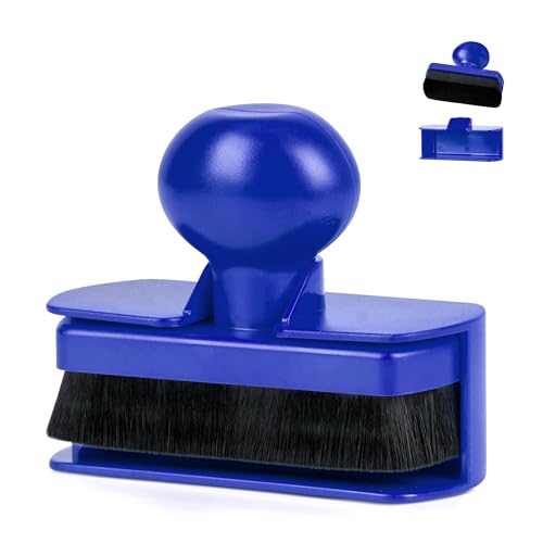 BABYSHEEP Tire Shine Applicator Brush - Large Automotive Tire Dressing Applicator with Storage Stand for Car Detailing & Wash Kit, 3.6 Inch Length (Blue) - color: Blue