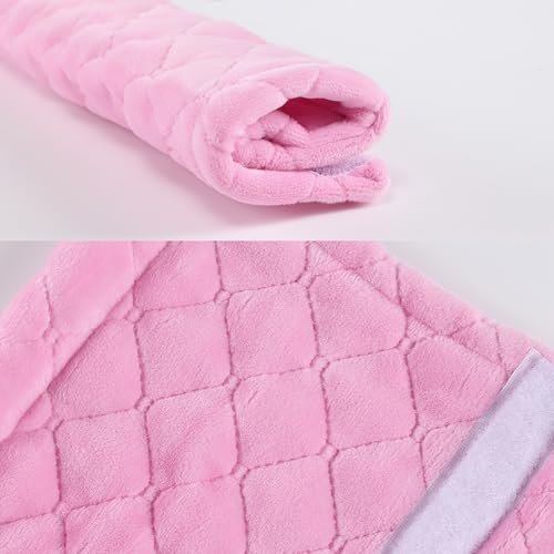 Amooca Soft Automotive Seat Belt Cover Seatbelt Shoulder Pad Neck Protector Cushions Universal Fit SUV Trucks Backpack Pink Extra Long 25.6in - color: Pink, size: 25.6in-1pc