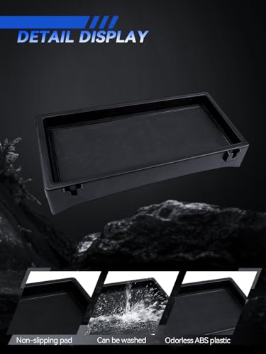 for Santa Cruz Dashboard Console Organizer 2022 2023 2024 Hyundai Santa Cruz Accessories Behind Screen Organizer Storage Box Console Dash Tray - size: for 2022-2024 Hyundai Santa Cruz
