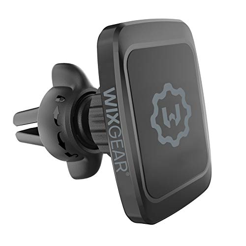 WixGear Magnetic Phone Holder for Car, Twist-Lock Air Vent Car Phone Holder with Swift-Snap Technology, Secure Grip Car Phone Mount, Compatible with All Smartphones, Strong Magnets