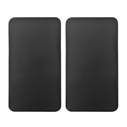 2pack Sticky Anti-Slip mat, Non-Slip Rubber mat, Universal Non-Slip car Dashboard Sticky mat for Mobile Phones Sunglasses Keys fits with Cargo Liners(Black/Grid Pattern27*15cm) - color: HF202
