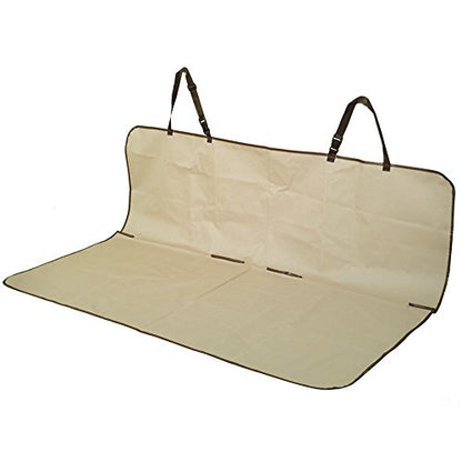 PetSafe Happy Ride Waterproof Bench Seat Cover for Dogs and Pets - Fits Cars, Trucks and SUVs - Waterproof Area Protection - Tan - color: Tan, style: Bench