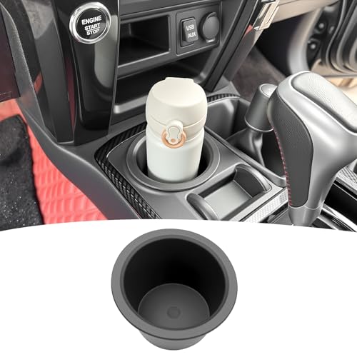 Cup Holder Fits for 2010-2024 Toyota 4Runner Center Console Coaster Cup Mat Compatible with 4Runner Interior Accessories Organizer Storage Tray (Front Left) - size: 10-24 Front Left