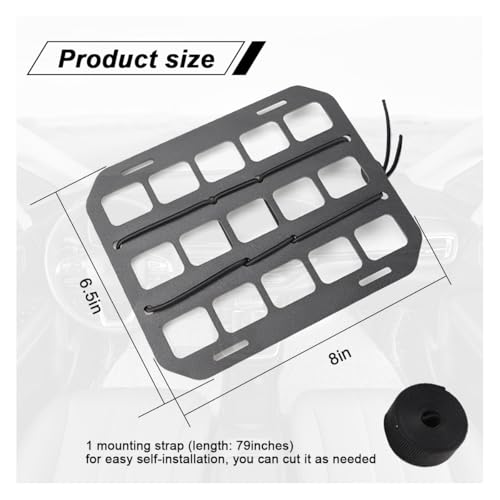 Vehicle Rigid MOLLE Panel, Headrest Organizer EDC Pouch Tool Holster, Tactical Gear Seat Back Rack Truck Equipment Mount Plate, Auto Interior Modular Storage Shelf Accessory (Headrest Panel) - size: Headrest Panel