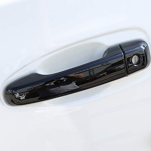 ITrims Door Handle Cover Trim for Toyota 4Runner 4WD N280 2010-2023 2018 2019 2020 2021 Car Styling Accessories Exterior Door Handles 8PCS Black ABS(No Smart Key Holes) - size: No Smart Key Holes