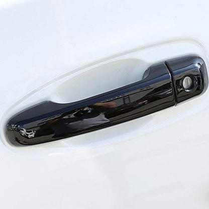 ITrims Door Handle Cover Trim for Toyota 4Runner 4WD N280 2010-2023 2018 2019 2020 2021 Car Styling Accessories Exterior Door Handles 8PCS Black ABS(No Smart Key Holes) - size: No Smart Key Holes