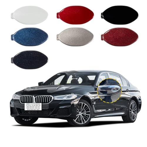 Door Handle Cover Cap Compatible With BMW 1 3 5 6 8 Series X5 X6 X7 Z4 M5 M8 F90 G05 G06 G07 51217489341 51219463547 Door Key Cover Door Handle Accessories Lock Cap Charcoal Black Belt Blue Tone - color: Charcoal Black Belt Blue ToneColor