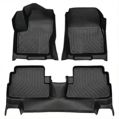 Escape Floor Mat - All Weather Waterproof Durable Anti-Slip Odorless TPE Front and Rear Row Set Custom-Fit High-Edge Floor Liner Compatible with 2015-2019 Ford Escape - size: for Ford Escape 2015-2019