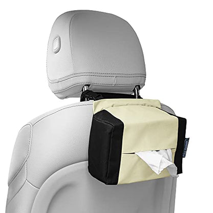 FH Group E-Z Travel™ Napkin Tissue Dispenser Holder Fits Most Cars, SUVs, Trucks, and Vans Beige - color: Beige