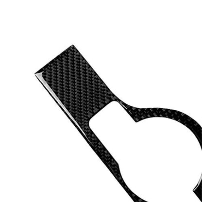 NVCNX Carbon Fiber Compatible with Mercedes-Benz C-Class W204 C250 C300 C350 C63 AMG 2008-2015 Coupe Sedan Accessories Car Dash Headlight Switch Panel Cover Interior Trim Sticker Decal 1PC - color: Dash Headlight Switch Panel Trim