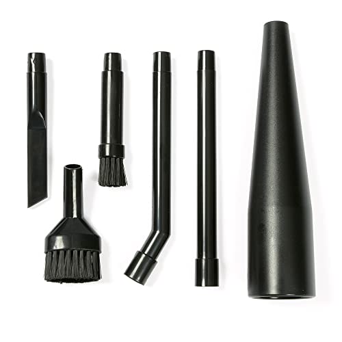 Multi FIT Wet Dry Shop Vacuum Accessories VT1215 Micro-Cleaning Vac Attachment Kit for Compact Wet Dry Vacuum Cleaners, 1-1/4-inch Accessories for Precision Cleaning