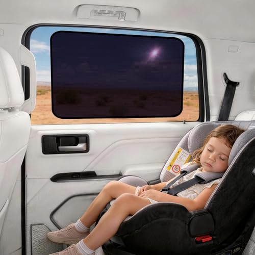 ZATOOTO Car Window Shade for Baby Window Sun Shade, 2 Pack 21"x14" Static Cling Car Window Shades | Bluish-Purple for Glare | Tile Two for Custom Coverage | Sun Shade UV Blocker for Baby - size: 2 Pack (21 x 14 in)