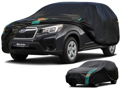 SUV Car Cover Custom Fit for Subaru Forester(2009-2025), Waterproof All Weather for Automobiles, Outdoor Full Cover with Windproof Clip Straps. - size: 6 Custom Fit Subaru Forester