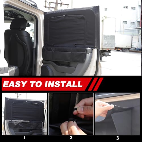 Front and Rear Side Window Sun Shade Compatible with INEOS Grenadier 2020-2024 2025+, Breathable Car Window Camping Screens, Side Windows Privacy Full Covers/Half Shade Options (Rear)